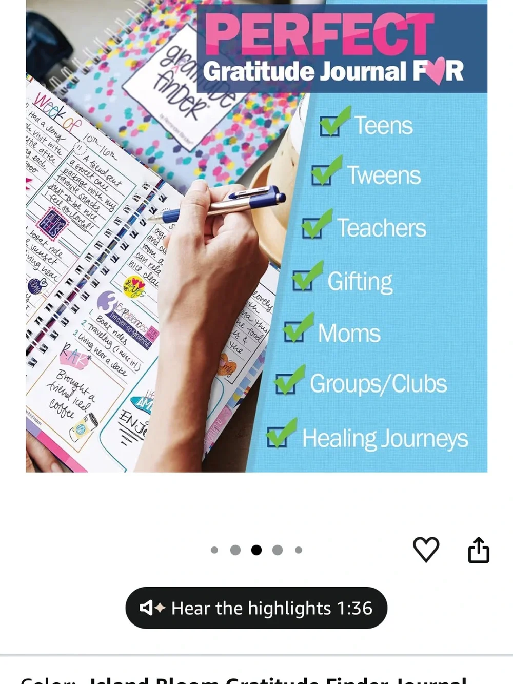 NEW! Denise Albright Gratitude Finder Journal